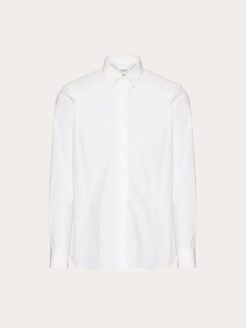 COTTON SHIRT WITH ROCKSTUD UNTITLED STUDS