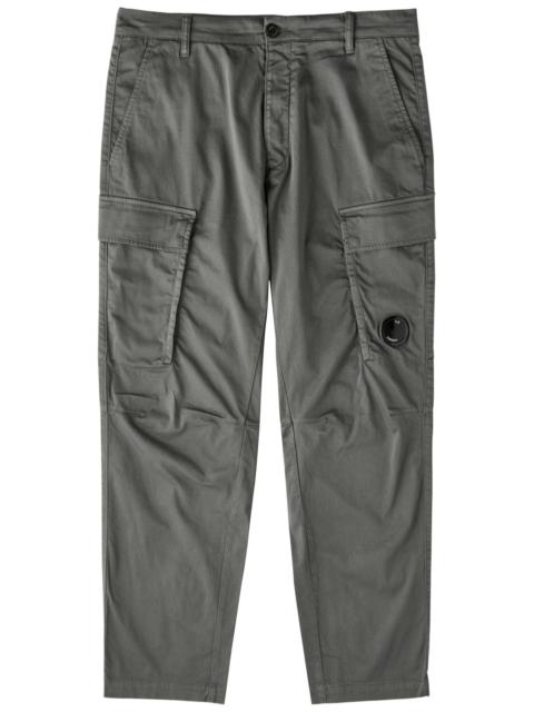 C.P. Company Straight-leg Stretch-cotton Cargo Trousers