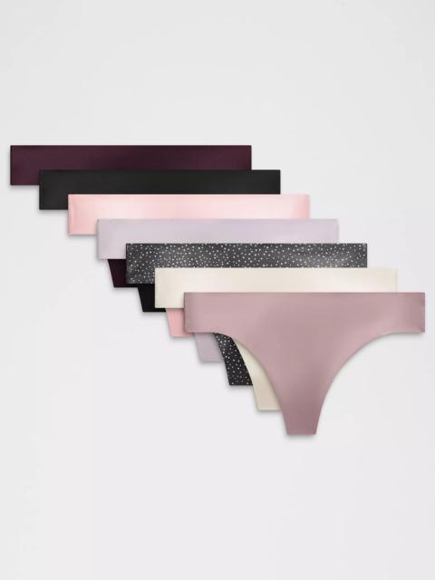 InvisiWear Mid-Rise Thong Underwear *7 Pack