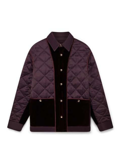 Satin Quilted Jacket | Casablanca Paris
