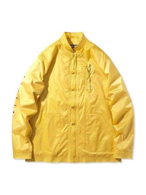 Li-Ning BADFIVE Basketball Series Cardigan Loose Jacket 'Yellow' AJDQ145-2