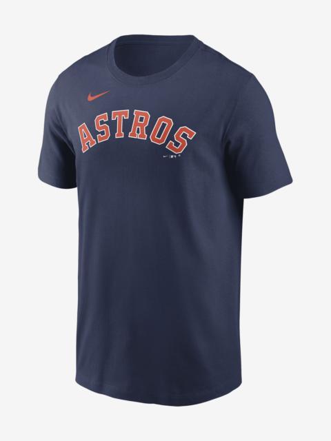 Houston Astros Fuse Wordmark Nike Men's MLB T-Shirt