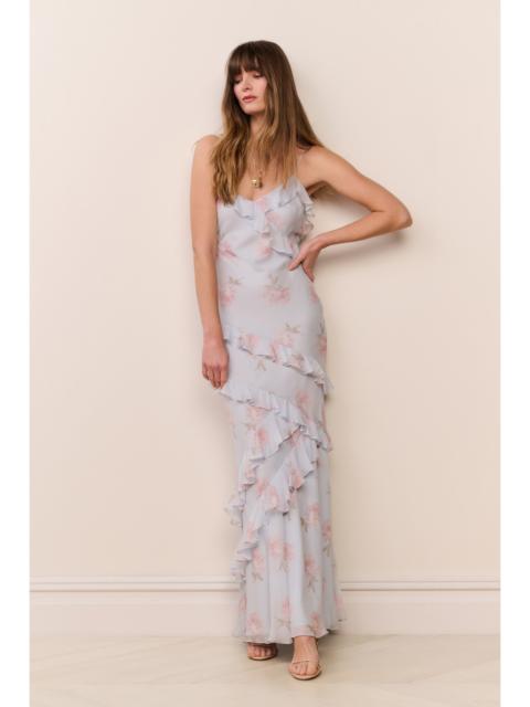 Rialto Floral Chiffon Maxi Dress
