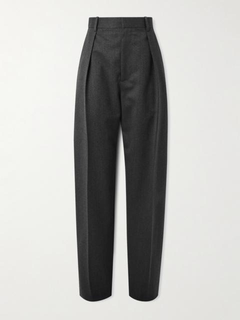 Pleated Wool-twill Tapered Pants