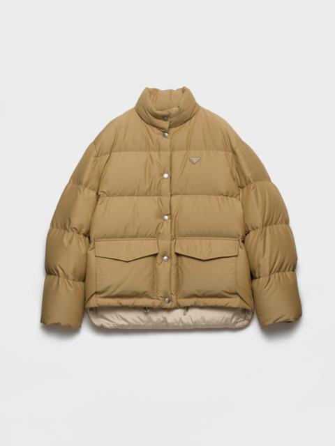 Medium-weight technical fabric down jacket