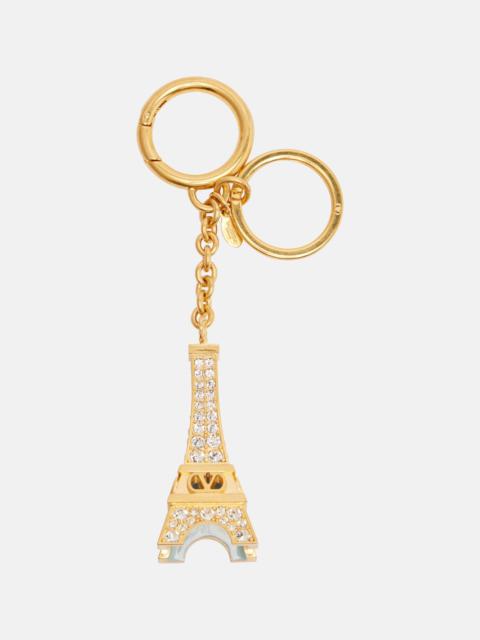 VLogo Signature Eiffel Tower keyring