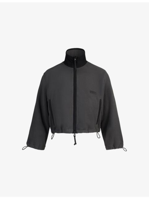 Fleece Lounge Shrunken-Fit Fleece Jacket