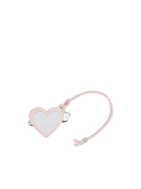heart embellished keyring