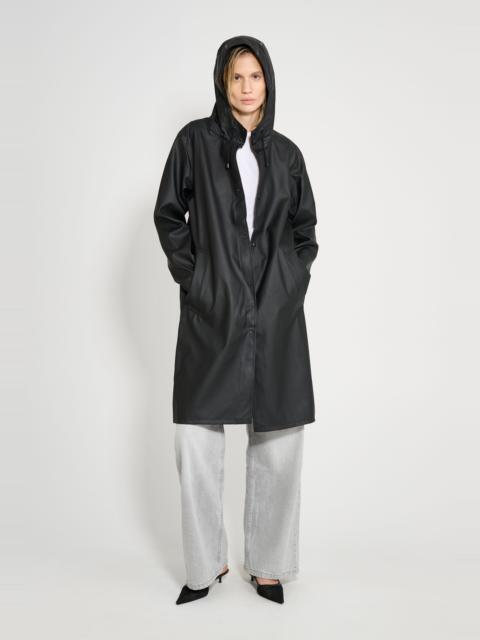 Stockholm Long Raincoat Black