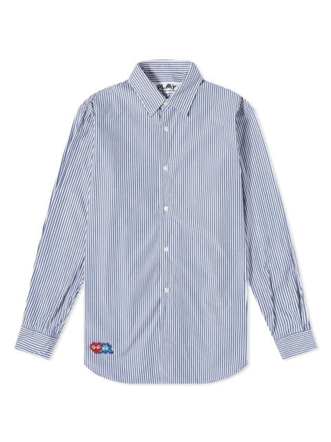 Comme des Garçons Play Invader Striped Shirt