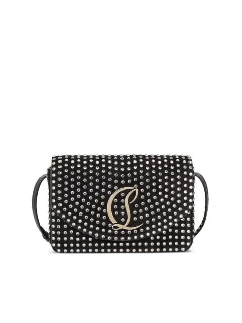 Loubi54 crystal-embellished crossbody bag