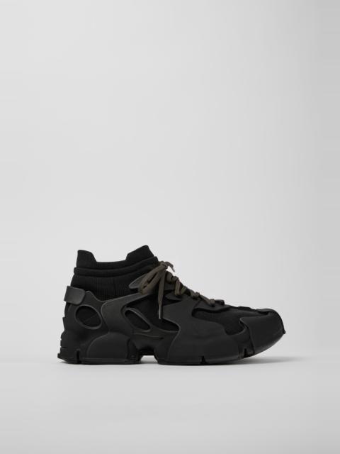 Black Caged Sneakers