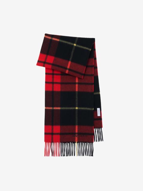 Wool Cashmere Tartan Scarf