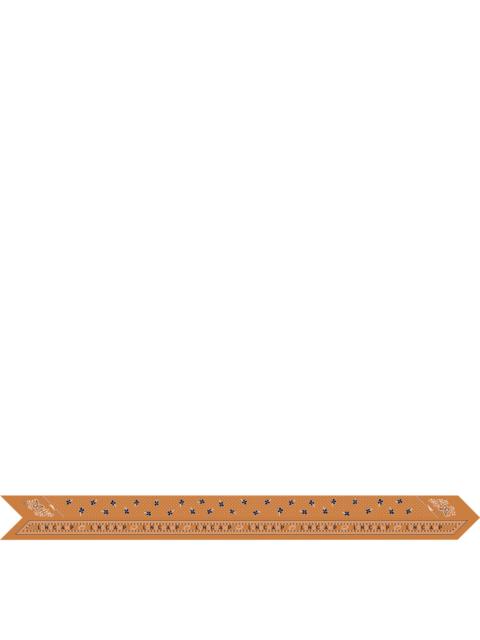 French Bandana Headband Amber - Silk