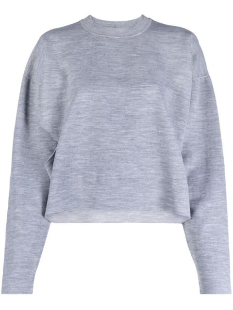 cut-out-detailing cropped jumper
