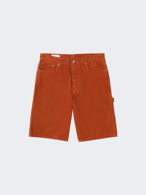 Overdyed Painter Shorts Persimmon