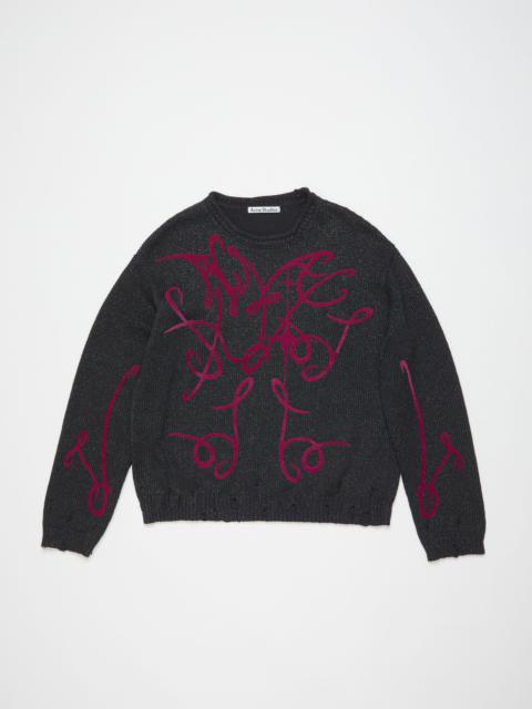 Printed jumper - Grey/multi