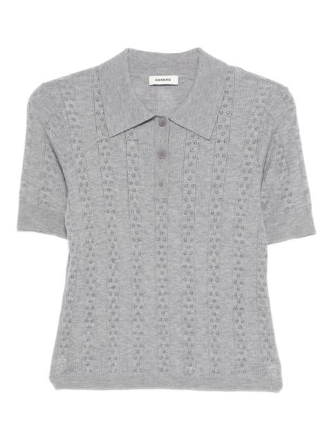 short-sleeves polo top