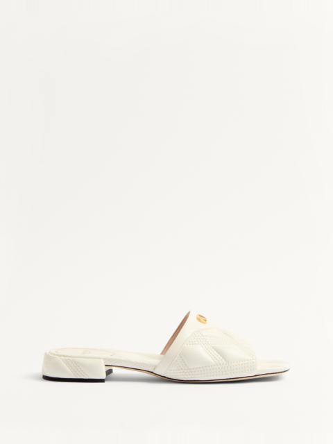 QUILTIE 67 QUILTED NAPPA LEATHER SLIDE SANDAL 20MM