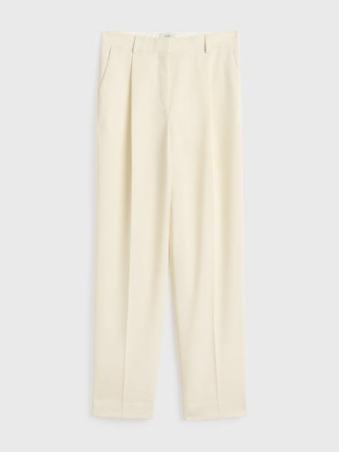 Pleat trousers off-white