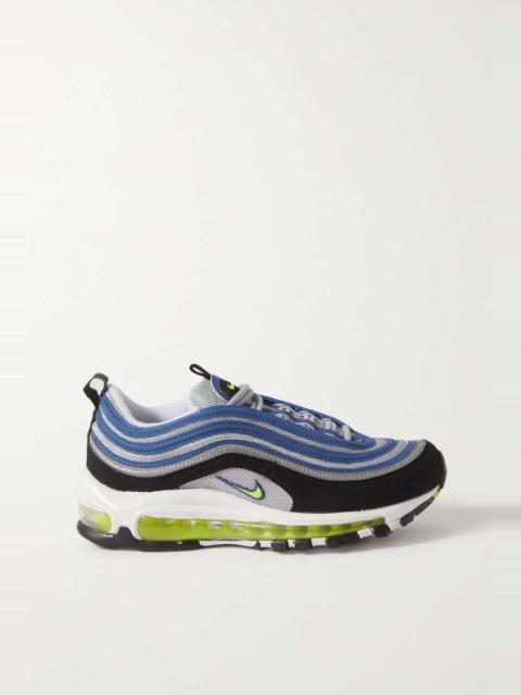 Air Max 97 nubuck and metallic mesh sneakers