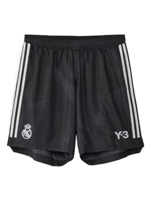 adidas x Y-3 Crossover real Madrid Stripe Logo Breathable Sports Training Shorts Black HI3979