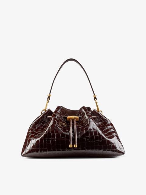 Cinch Medium
Sambuco Croc Embossed Leather Bag