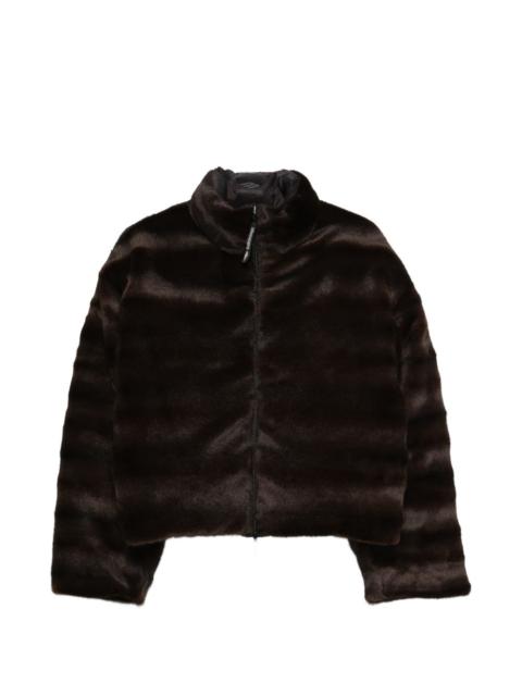 reversible zipped jacket