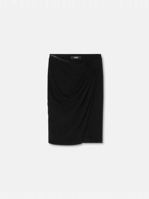 Draped Midi Skirt