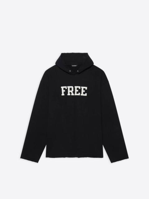 Free No Rib Hoodie in Black