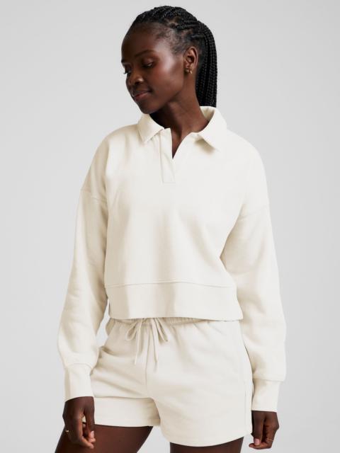 LuxeFleece Collared Sweatshirt