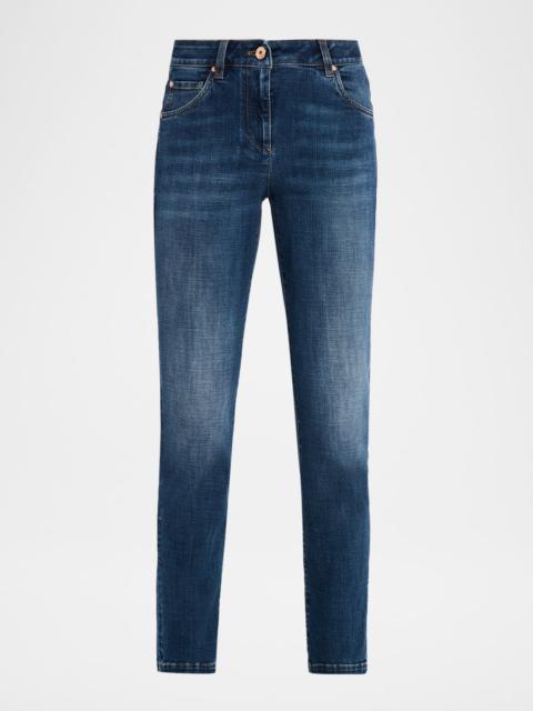 High Rise Skinny-Leg Jeans