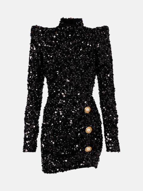 Sequined minidress