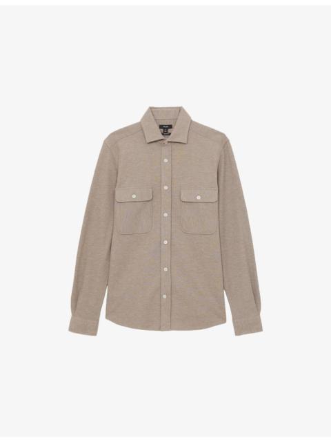 Forsithe Twin-Pocket Regular-Fit Cotton-Blend Overshirt