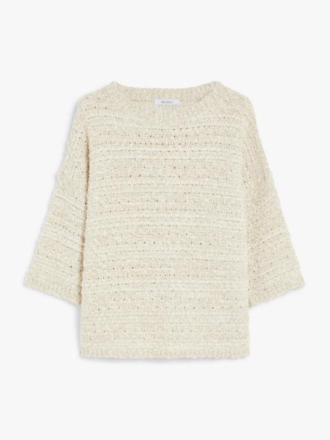 ARDA Patterned cotton-blend jumper