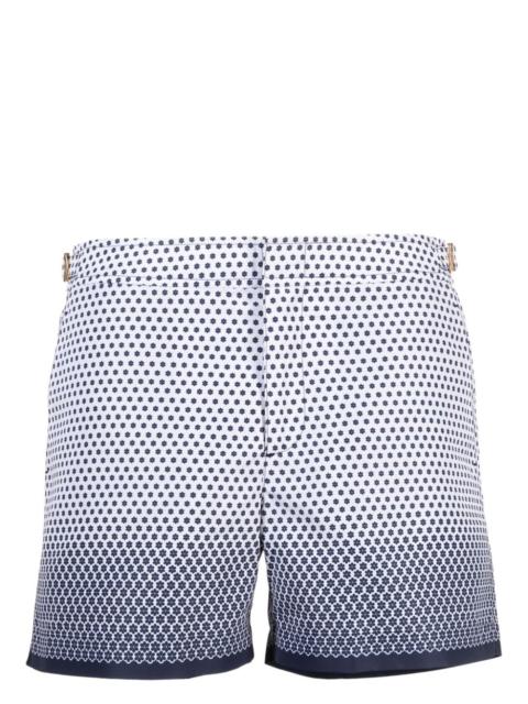 floral-print swim shorts