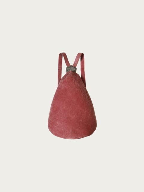 Crack Leather HARVEY MEDICINE Rucksack - Red