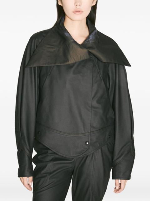 spread-collar jacket