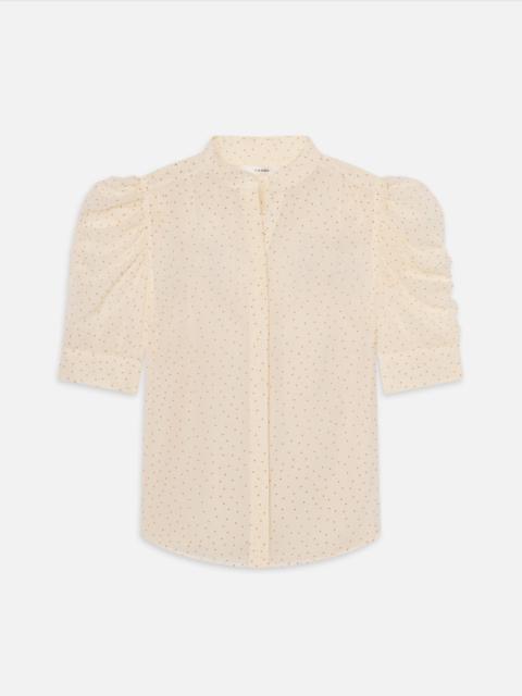 The Gillian Top in Ecru Multi