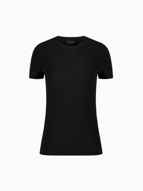 Pure cashmere T-shirt