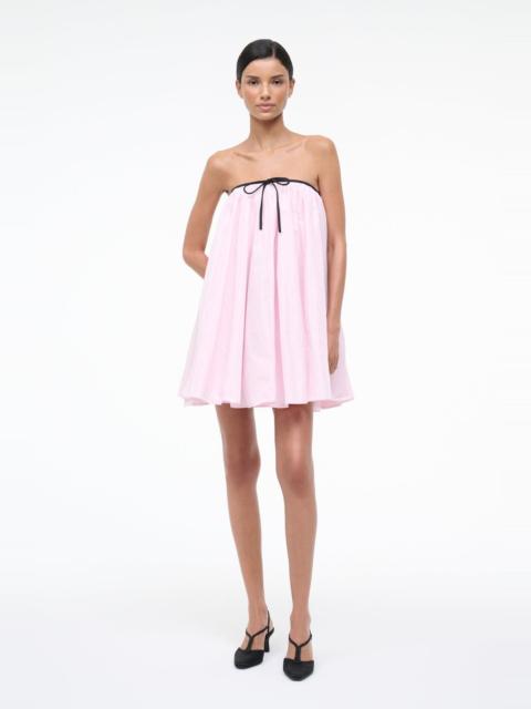 STAUD SOFIA DRESS PUFF PINK