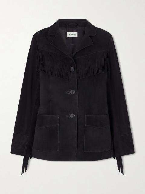Teagan Fringed Suede Jacket
