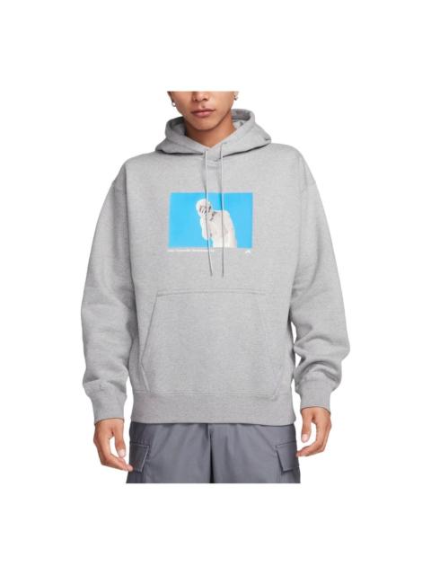 Nike SB Graphic Fleece Hoodie Asia Sizing 'Dark Grey Heather' FN2557-063
