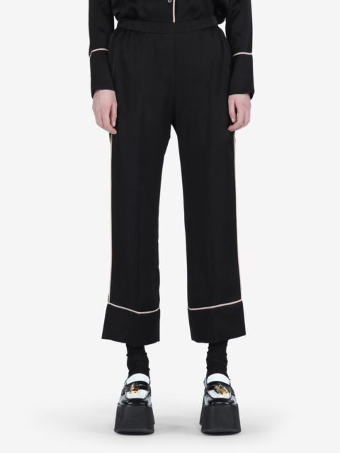 CROPPED STRAIGHT-LEG TROUSERS