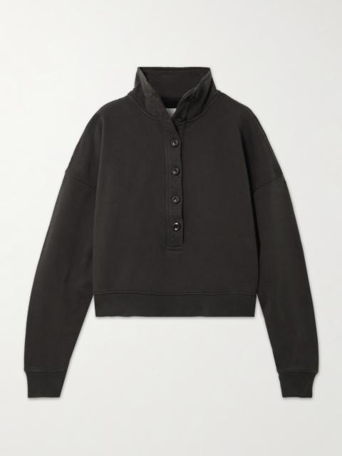 Mirelle Cropped Cotton-jersey Sweatshirt