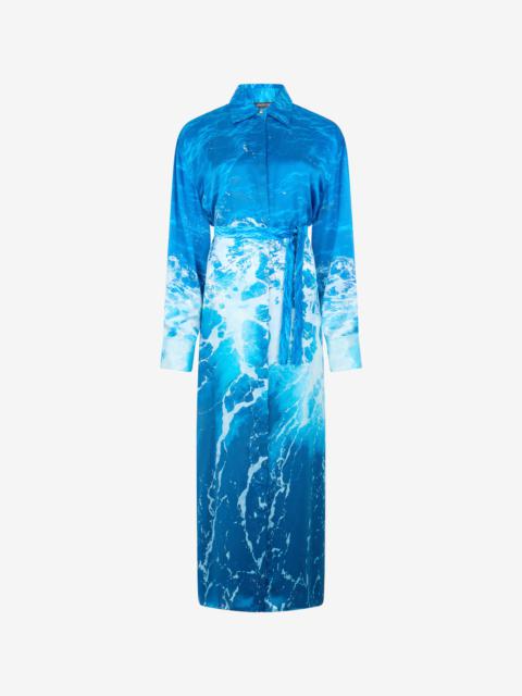 Stretto di Messina Print Dress