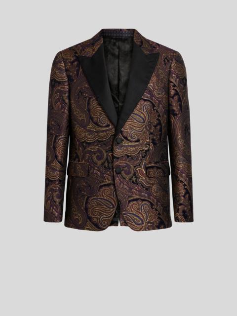 PAISLEY JACQUARD BROCADE BLAZER