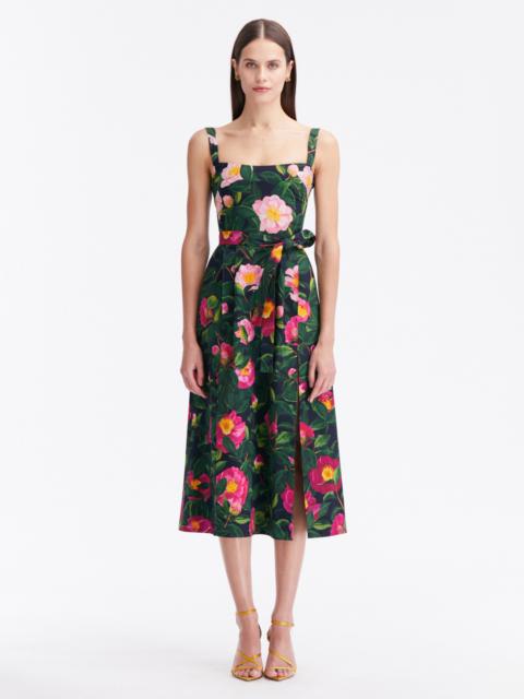 CAMELLIA COTTON POPLIN TANK DRESS