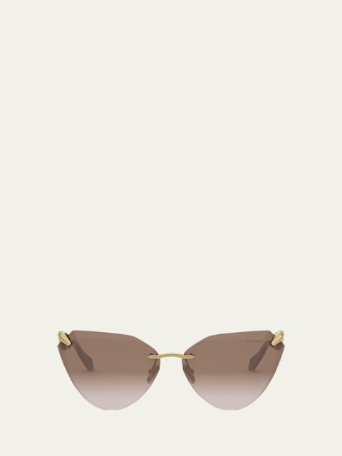 Serpenti Viper Cat-Eye Sunglasses