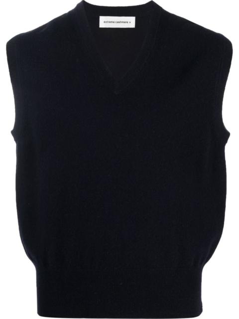sleeveless knit vest top